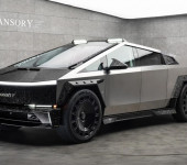 Аэродинамический обвес (тюнинг) от Менсори (Mansory) на Теслу Кибертрак (Tesla Cybertruck)