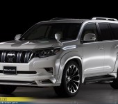 Аэродинамический обвес ВАЛЬД (WALD) на Toyota Land Cruiser Prado 150 рестайлинг 2017 года