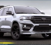 Аэродинамический обвес Warrior на Тойоту Ленд Крузер (Toyota Land Cruiser) 200 2016+