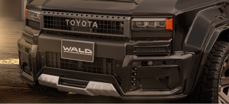 Аэродинамический обвес ВАЛД (WALD) Desert Line Black Bison Edition на Тойоту Прадо (Toyota Prado) 250