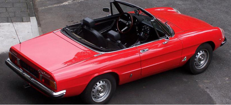 Кабриолетный тент и ковровое покрытие на Альфа Ромео (Alfa Romeo) 1300-2000 Fastback 1970-1994