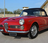 Кабриолетный тент на Alfa Romeo 2600 Spider 1955-1966