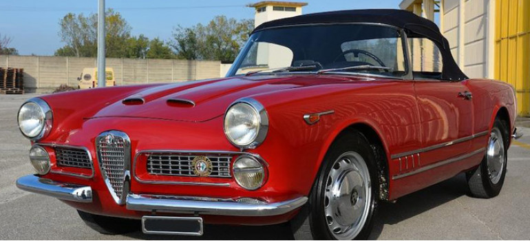 Кабриолетный тент на Alfa Romeo 2600 Spider 1955-1966