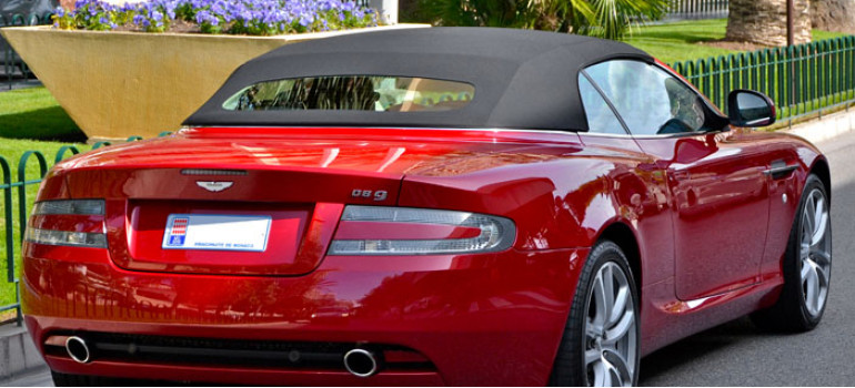 Кабриолетный тент на Астон Мартин (Aston Martin) DB9