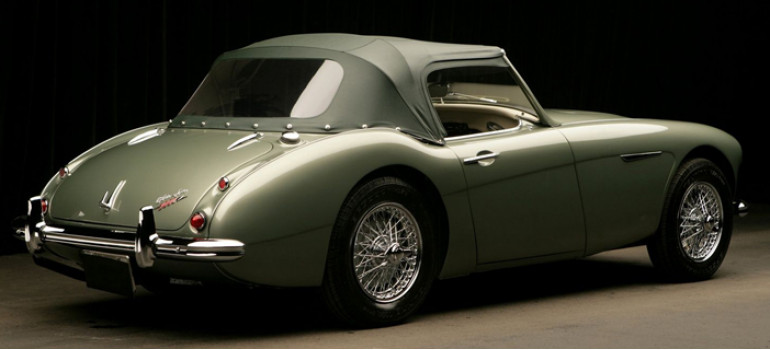 Кабриолетный тент и чехол на Austin Healey 100, 3000 MK1 - MK2 1957-1962