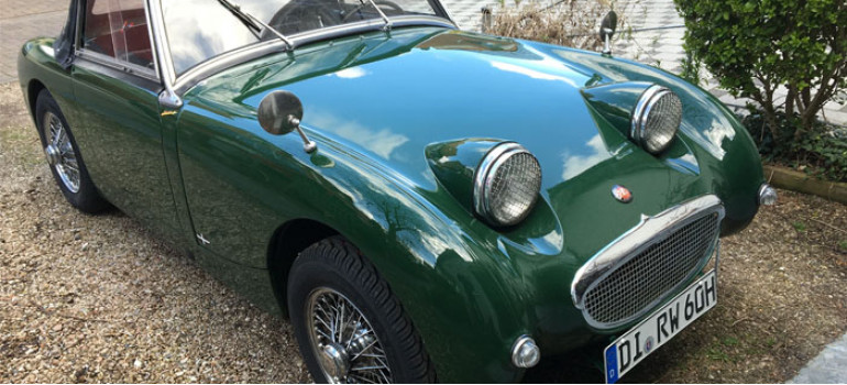 Кабриолетный тент и ковровое покрытие на Austin Healey Sprite MK1 - MK4 1958-1973