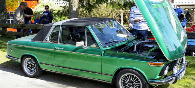Кабриолетный тент на БМВ (BMW) 1602-2002 и на E21 Targa Baur 1971-1982 годов выпуска