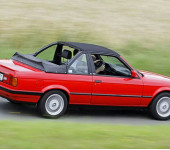 Кабриолетный тент на БМВ (BMW) E30 Targa Baur 1982-1993 годов выпуска