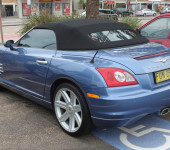 Кабриолетный тент на Крайслер (Chrysler) Crossfire 1997-2008 годов выпуска