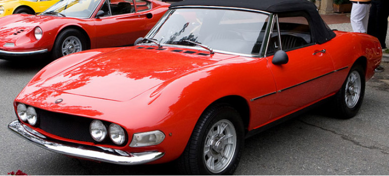 Кабриолетный тент на Фиат (Fiat) Dino Spider 1966-1972 года выпуска