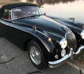 Потолок на Ягуар (Jaguar) XK 120DHC -150DHC 1949-1961 годов выпуска