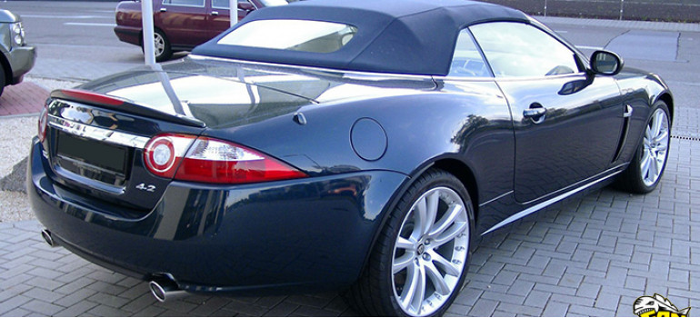 Кабриолтный тент со стеклянным окном с подогревом на Ягуар (Jaguar) XK и XKR 2006-2015 годов выпуска