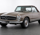 Кабриолетный тент и потолок на Мерседес (Mercedes) 230-280 W113 Pagoda 1963-1971 годов выпуска