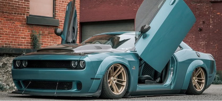 Ламбо двери LSD (Lambo Style Doors) для Додж Челенджер (Dodge Challenger) 2009-2023