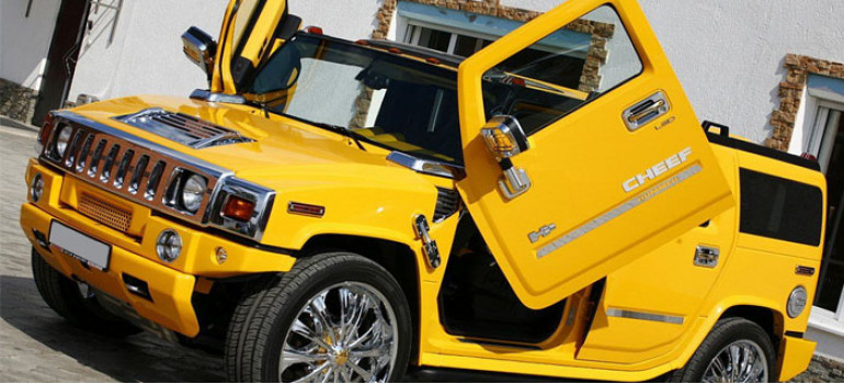 Ламбо двери LSD (Lambo Style Doors) для Хаммер (Hummer) H2