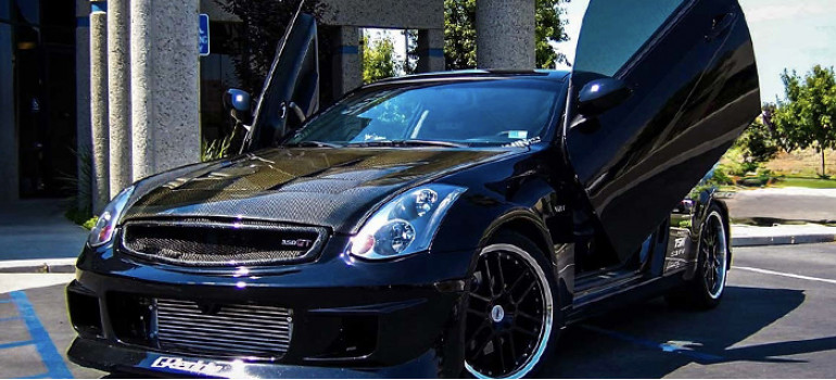 Ламбо-двери на Инфинити (Infiniti) G35 Coupe 2003-2007 г.в.
