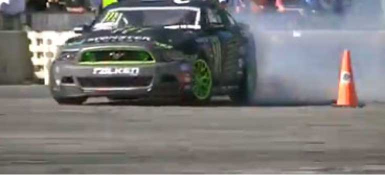 SEMA 2012 Ken Block Gittin drift demos