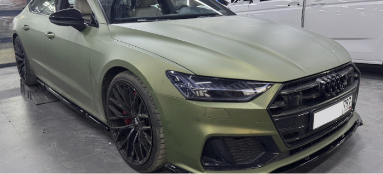 Установка обвеса на Ауди (Audi) A7 S-Line C8 Установка обвеса на Ауди (Audi) A7 S-Line C8