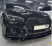Установка губы переднего бампера и диффузора заднего бампера на Ауди (Audi) A5
