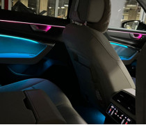 Установка контурной атмосферной подсветки Ambient Light в Ауди (Audi) A6 C8