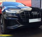 Делаем антихром и наносим жидкое стекло на Ауди (Audi) Q8 