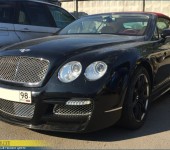 Покраска в серебристый цвет сеточек в обвесе Mansory на Bentley GT Continental