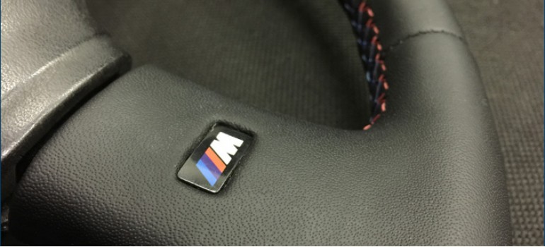 Перетяжка руля с ///М-очной строчкой на БМВ (BMW) Е30
