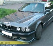 Установка аэродинамического обвеса на BMW 735 E32