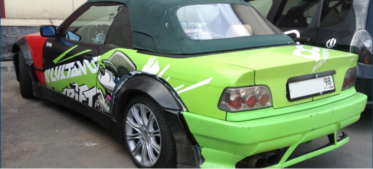 Ремонт кабриолета БМВ ( BMW ) E36 - замена мягкого кабриолетного стекла