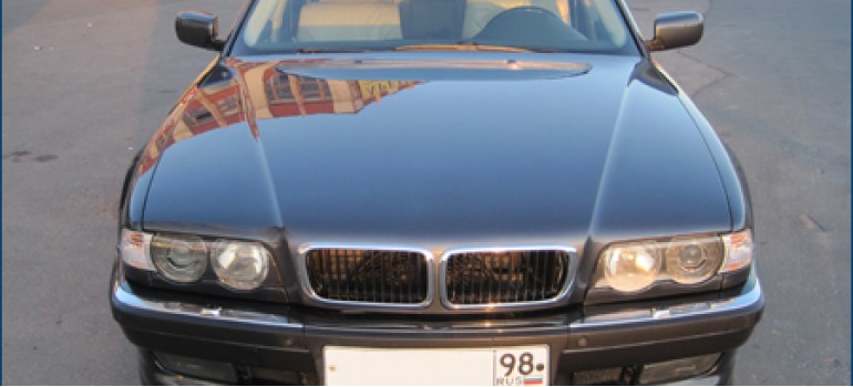 Целиковая покраска BMW E38