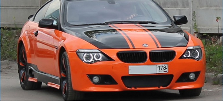 Покраска БМВ ( BMW ) E63 и установка обвеса Хаманн ( Hamann )