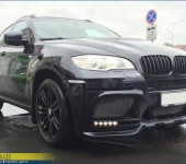 Установка переднего бампера Хаманн (Hamann) M на БМВ (BMW) X6 E71