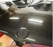 Ламинация (покрытие) настоящим карбоном деталей на БМВ (BMW) X6 F16