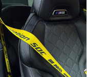 Замена ремней безопасности на индивидуальные дизайнерские на БМВ (BMW) M8 F92