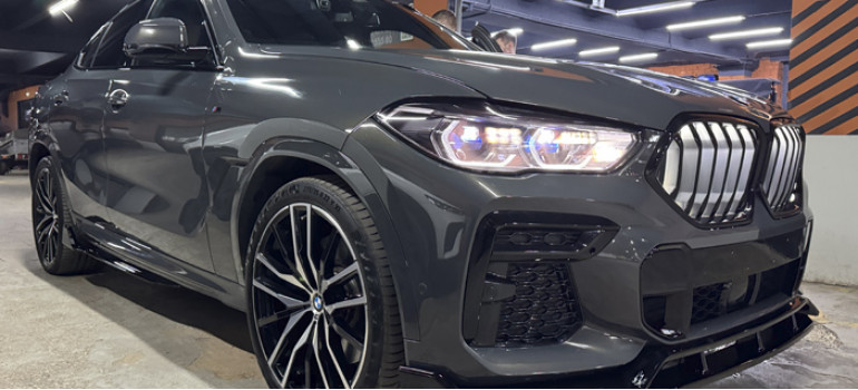 Установка обвеса на БМВ (BMW) X6 G06