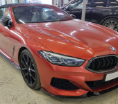 Установка карбонового обвеса на кабриолет БМВ (BMW) 850 G14