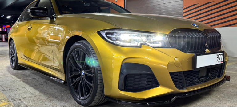 Установка внешнего тюнинга (обвеса) на БМВ (BMW) 3 G20