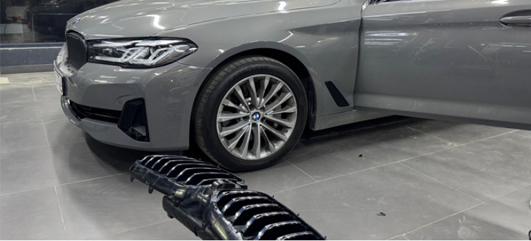 Антихром деталей экстерьера на БМВ (BMW) G30
