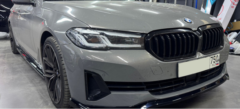Продолжение тюнинга БМВ (BMW) G30 - установка обвеса