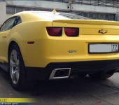 Покраска в желтый матовый цвет белой Шевроле Камаро ( Chevrolet Camaro )