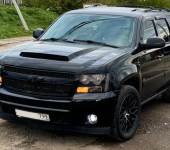 Установка накладки на капот Шевроле Тахо (Chevrolet Tahoe)