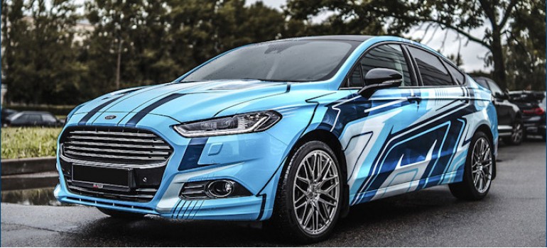 Установка диффузора на задний бампер Форд Мондео (Ford Mondeo)