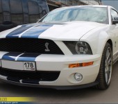 Покраска и установка воздухозаборников в стиле Super Snake на Ford Mustang GT500 Shelby