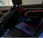 Установка контурной атмосферной подсветки Амбиент Лайт в Hyundai Elantra