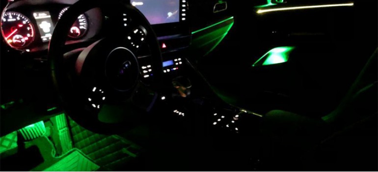 Установка подсветки салона Ambient Light на КИА (KIA) K5