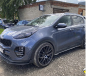 Устновка заниженных пружин и спойлера на заднюю дверь на КИА Спортейдж (KIA Sportage)