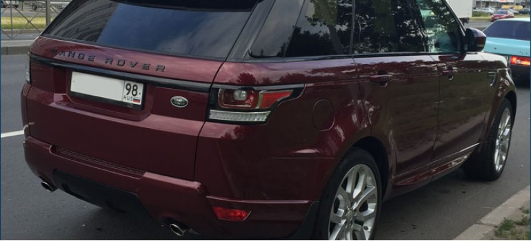 Небольшой тюнинг нового Range Rover Sport