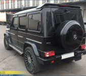 Установка спойлера на крышу Mercedes G