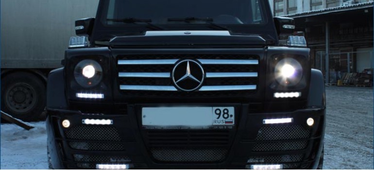 Красивый тюнинг от АСМА ( ASMA-tuning ) для Mercedes G-Klasse