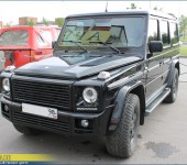 Установка и покраска аэродинамического обвеса Брабус ( Brabus ) GV12 на Мерседес ( Mercedes ) W463 G-Klasse